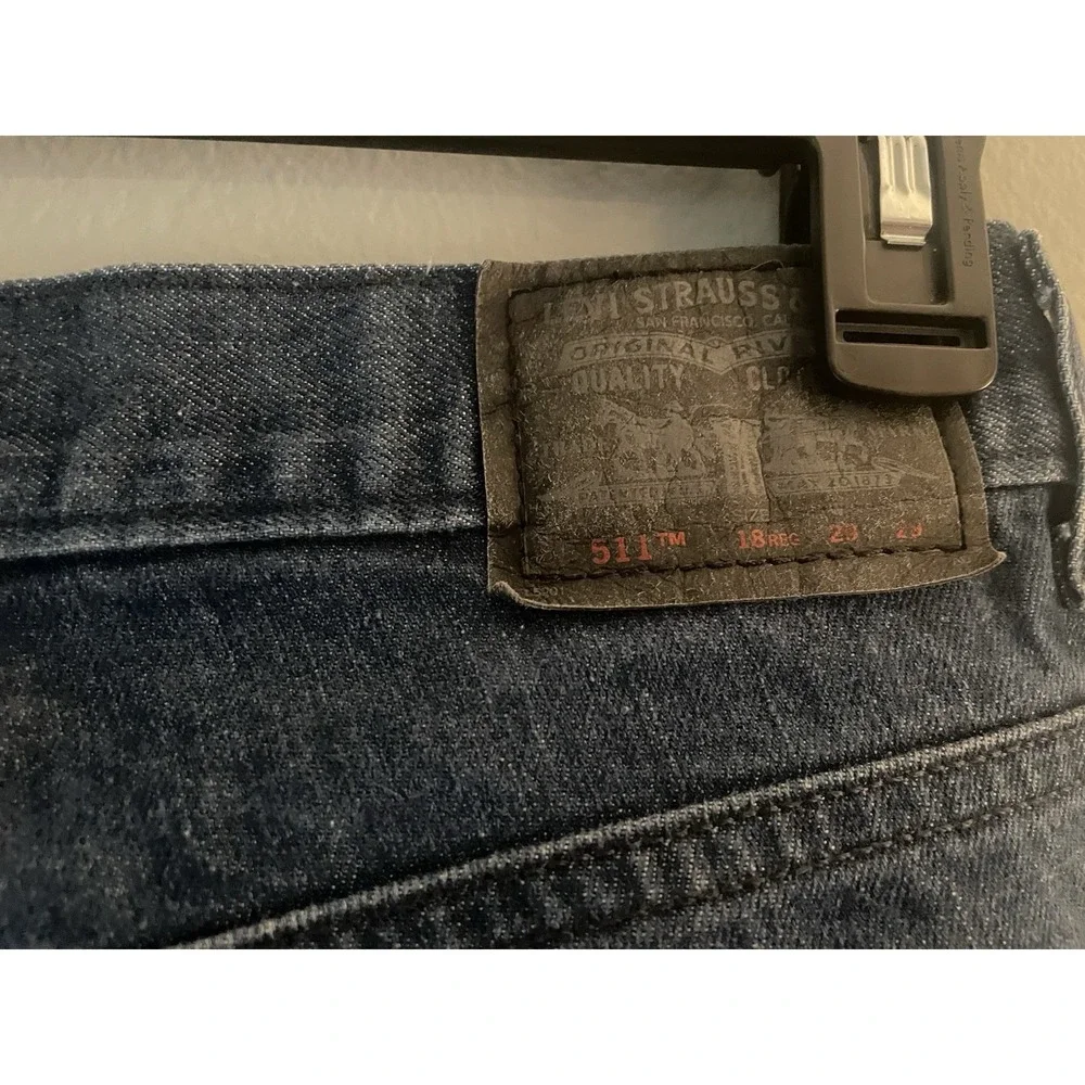 Levi's 511 Jeans Mens‎ 29x29 Blue Slim Straight Leg
